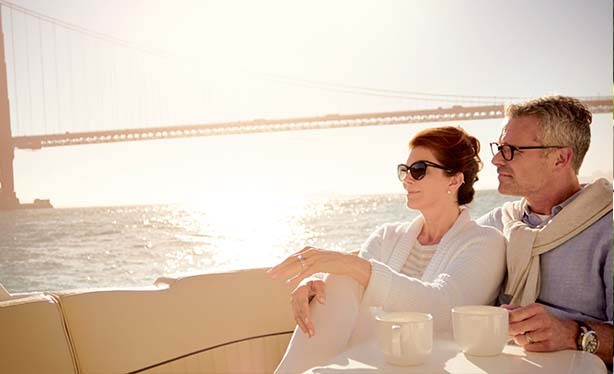 Couple on boat